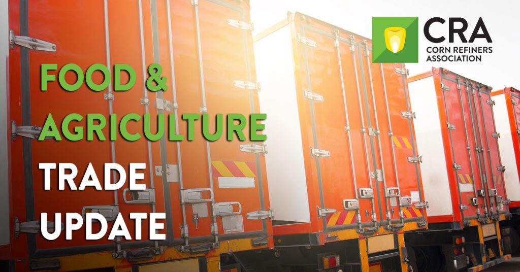 CRA Food & Agriculture Trade Update Archive