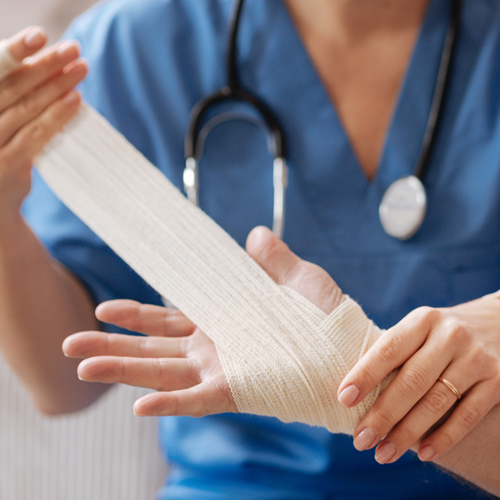 some bandages include cornstarch because it helps accelerate healing and reduce scarring